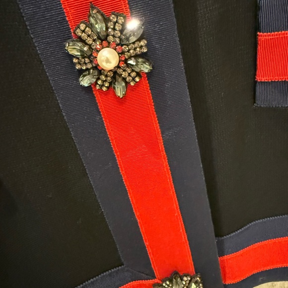 Gucci Black and Red Tailored Blazer - Picture 6 of 10